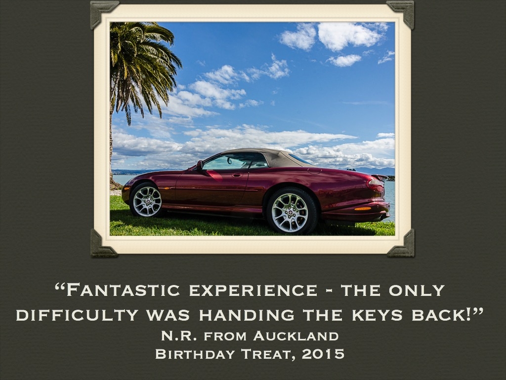27 Jaguar Convertible Hire New Zealand